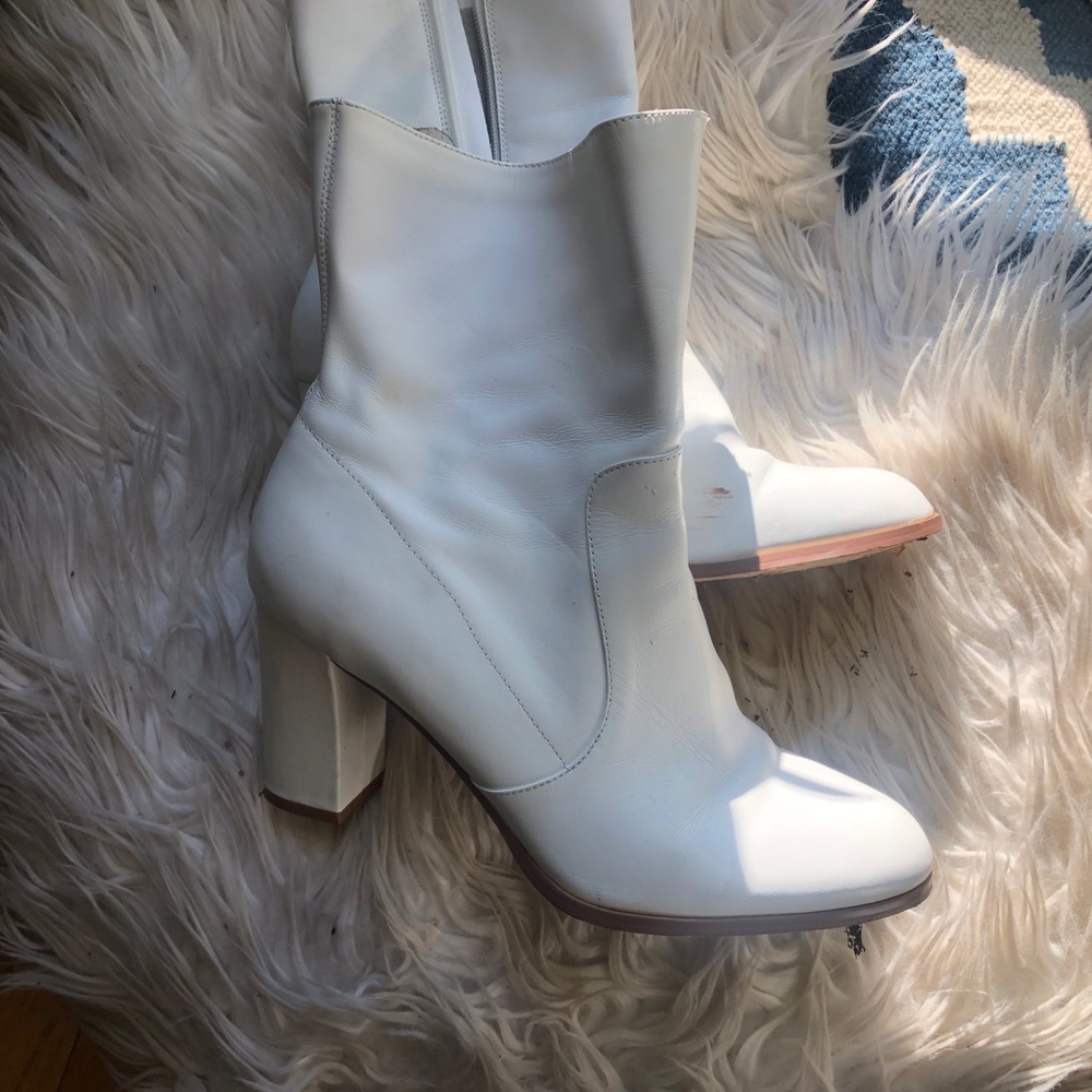 Beautiful White Boots